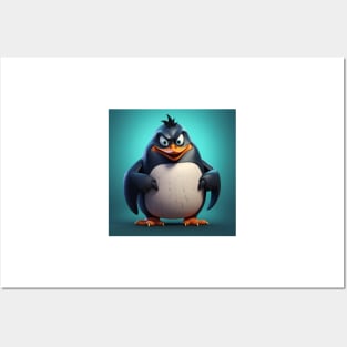 Cartoon Penguin 1 Posters and Art